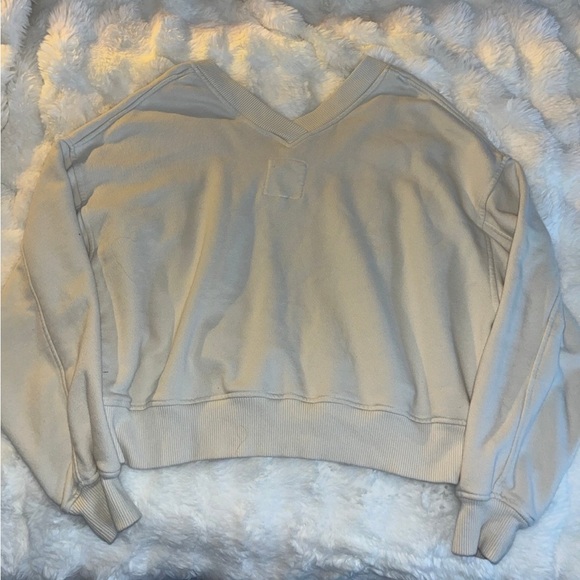 aerie off the shoulder cropped sweater - Picture 1 of 3